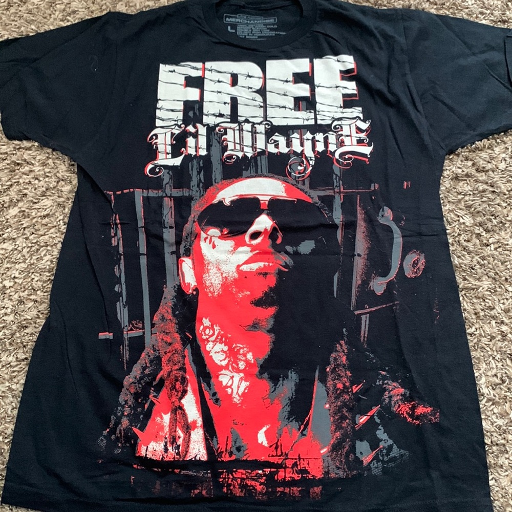 Live nation T-shirt of lil Wayne, Large, excellent condition